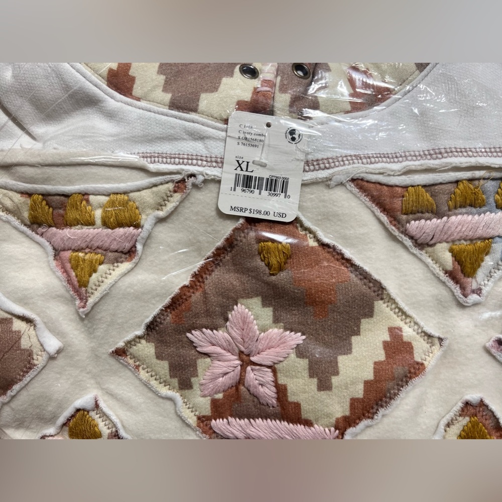 🎉LAST PIECE🎉FREE PEOPLE Nordic It's A Vibe Hoodie - Picture 11 of 13